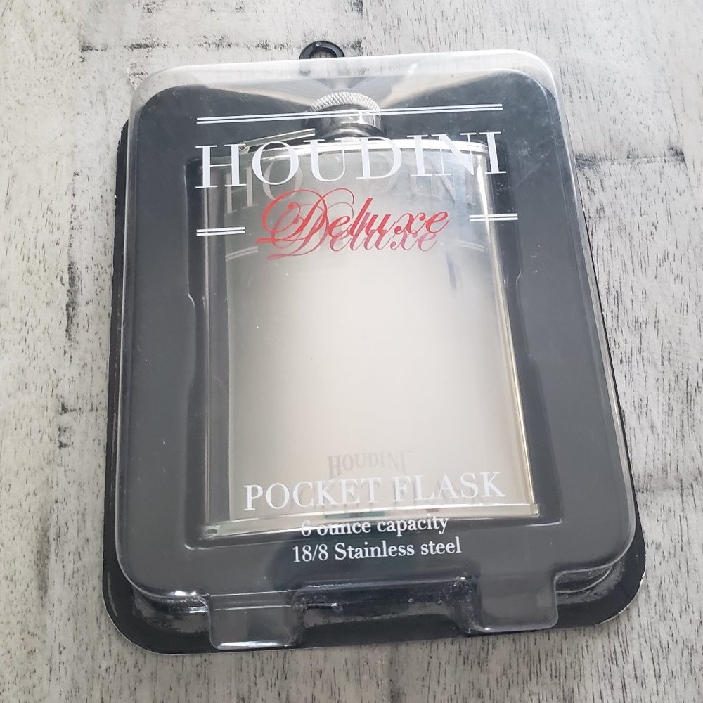 Houdini 6 oz. Stainless Steel Pocket Flash